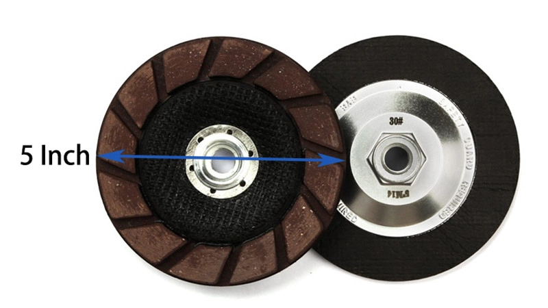 5 Inch ceramic bond diamond edge grinding wheel