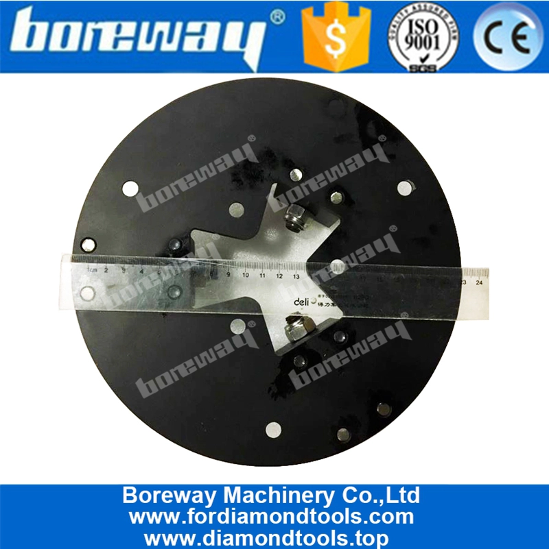 230MM 3 Rollers Bush Hammer Plate Of HTC Grinder
