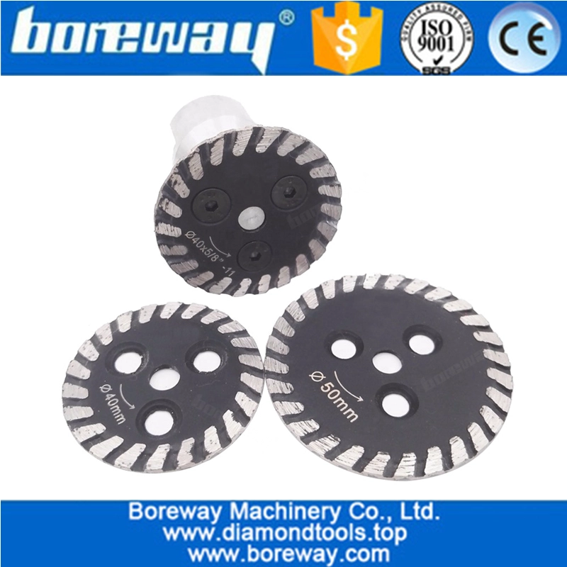 Hot pressed mini diamond blade cutting granite marble disc wheel with removable M14 long flange