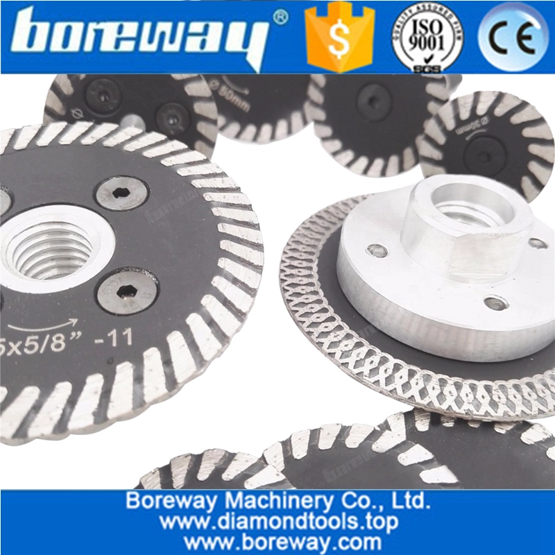 Hot pressed mini diamond blade cutting granite marble disc wheel with removable M14 long flange