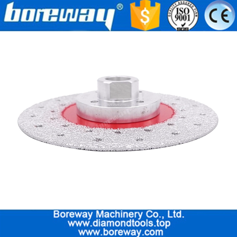 High quality Double Sided Vacuum Brazed diamond grinding cup wheel with M14 Thread