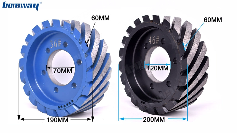 Sale In India Turkey Brazil Wet Use Boreway Quartz Calibrating Wheels For Automatic Disc Calibrating Grinding Machine Line