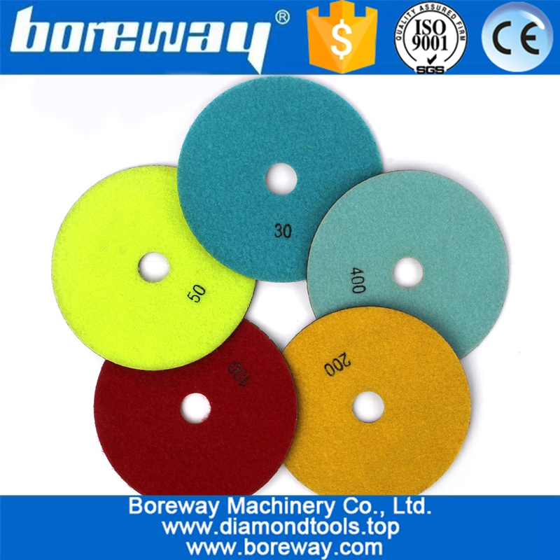 Copper Bond Flexible diamond polishing pad for polishing stone concrete ceramic