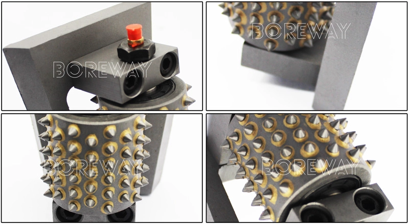 Horseshoe Type Bush Hammer Roller For Manufacturer
