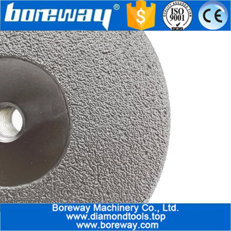 Vacuum Brazed diamond flat grinding wheel supply diamond grinding cup wheels