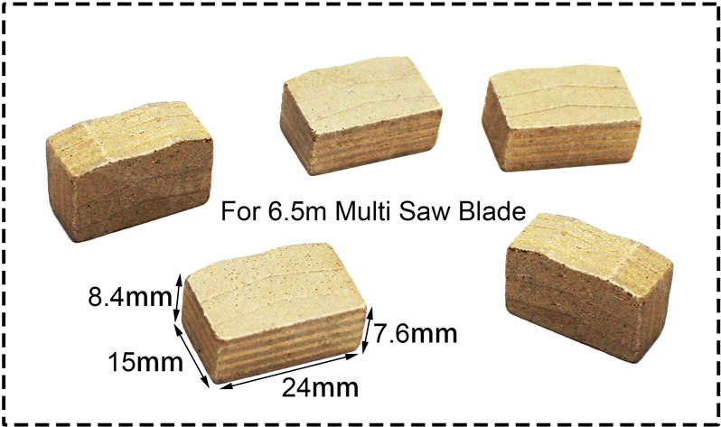 6.5m Multi Saw Blade Granite Diamond Segment For Indian Market 02