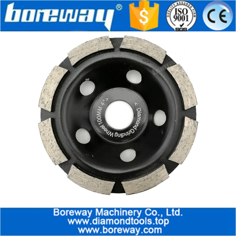 Single row diamond grinding cup wheels for concrete and stones diamond grinding wheel