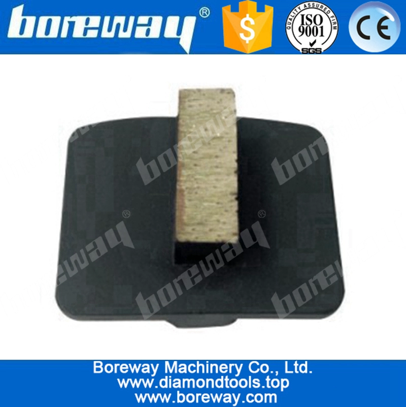 2 sixangle segment diamond grinding pads with external-plug for husqvarna grinding machines