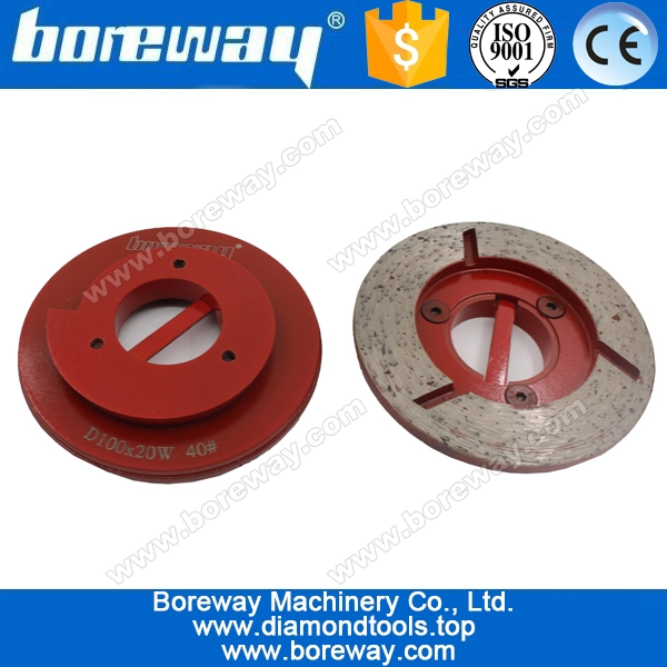 100MM Continuous Rim Snail Lock Diamond Cup Grinding Wheel Wholesaler Suitable For Granite, Marble And Other Stones