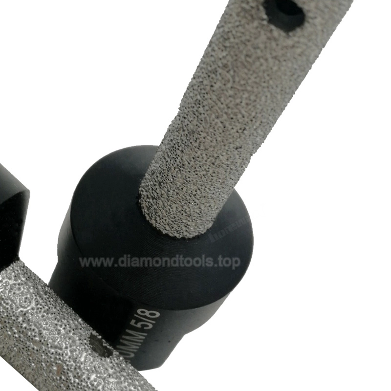 10mm 진공 Brazed 다이아몬드 손가락 비트 돌 화강암 대리석 세라믹 및 더 많은 것에 대 한 최고의 CNC 다이아몬드 도구