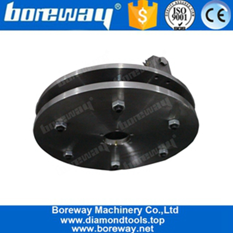 12 Inch Rotary Double Layer Bush Hammer Disc With 30 Grains