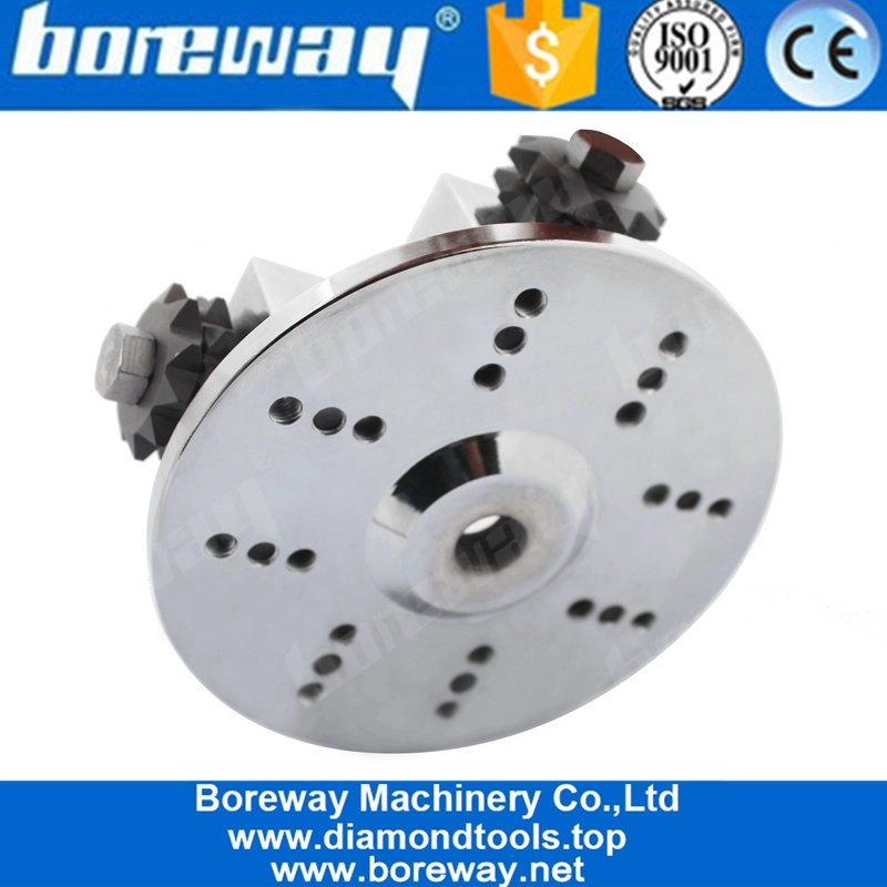 125mm 4 Rollers Star Bush Hammer Plate For Angle Grinder
