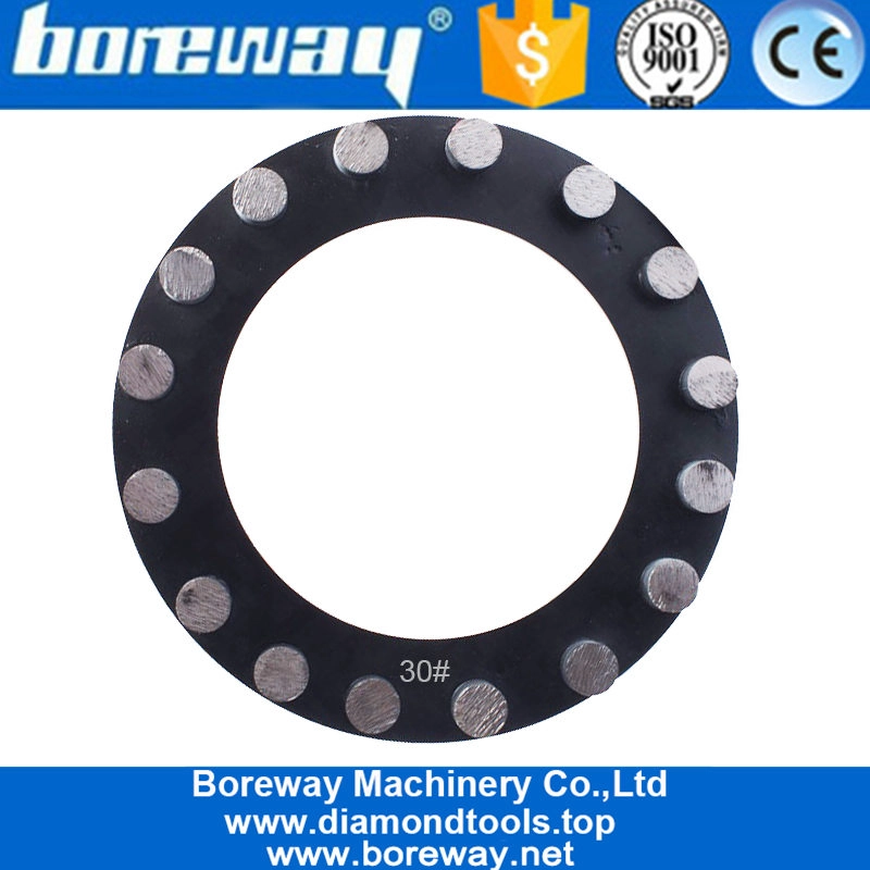 12mm hauteur anneau diamant Klindex meulage roue de bloc de plaque de béton avec 16 barres fabricant