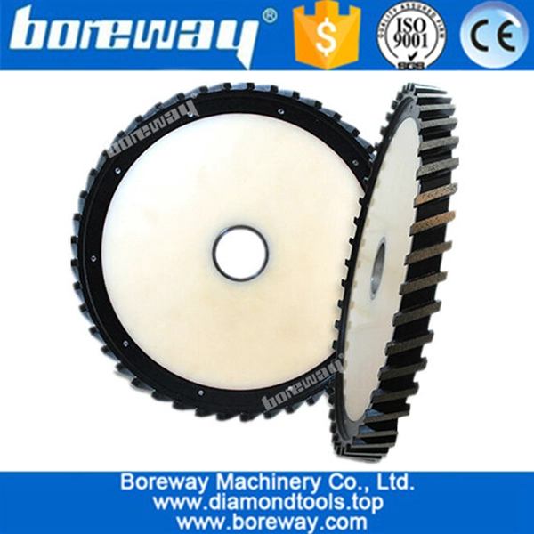 14 inch diamond milling wheel with Teflon silent core for granite concrete beds