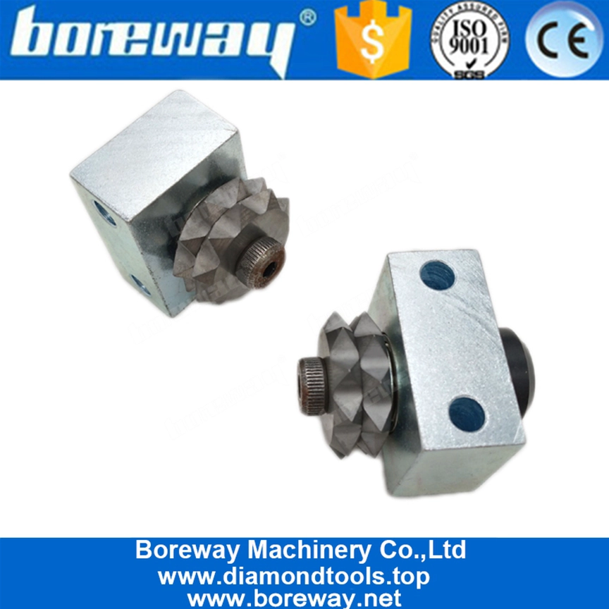 20 Teeth Star Shape Alloy Bush Hammer Roller With Support