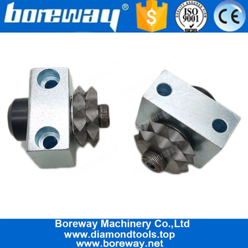 20 Teeth Star Shape Alloy Bush Hammer Roller With Support