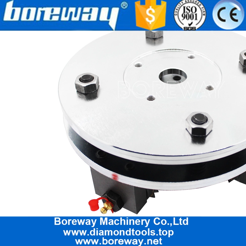 8 Inch 200mm Double Layer Rotary Carbide Alloy Bush Hammer Plate For Granite Finish