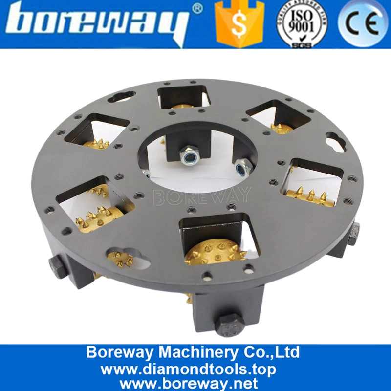 270mm Litchi Oberflächenbuchse Hammerscheibenschleifplatte für Husqvarna Bodenschleifer