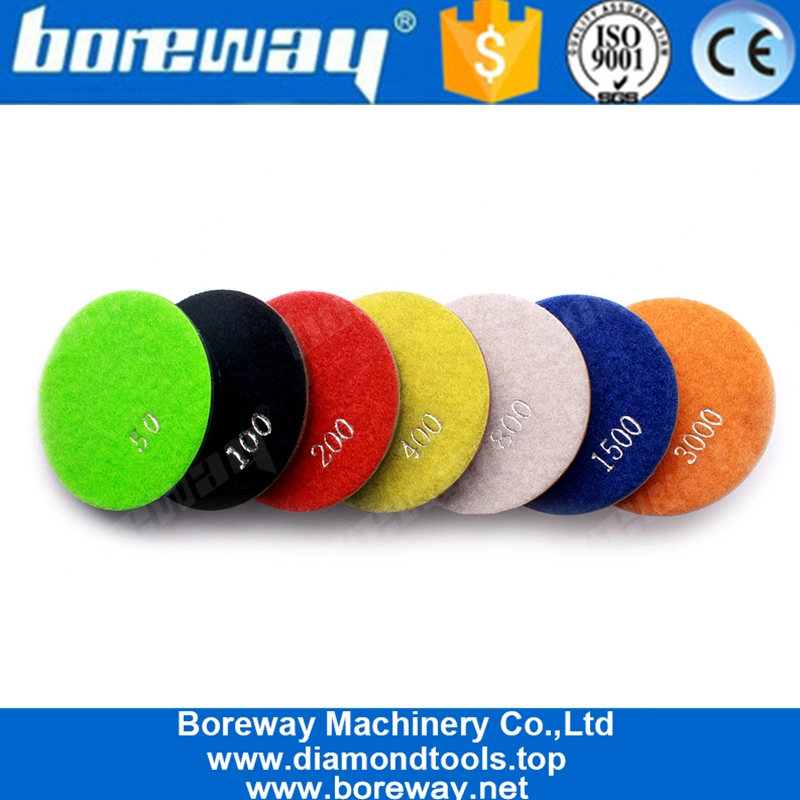 3 Inch Resin Bond Diamond Concrete Grinding Pads For Concrete Floor