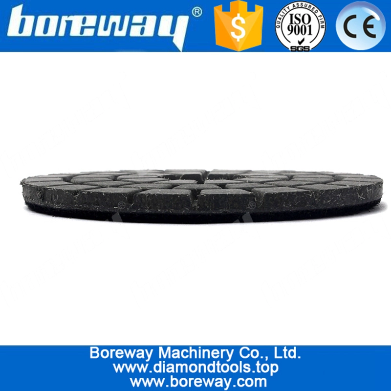 3inch 75mm 80mm Diamond Buff Pad Black For Tile Marble Granite Stone