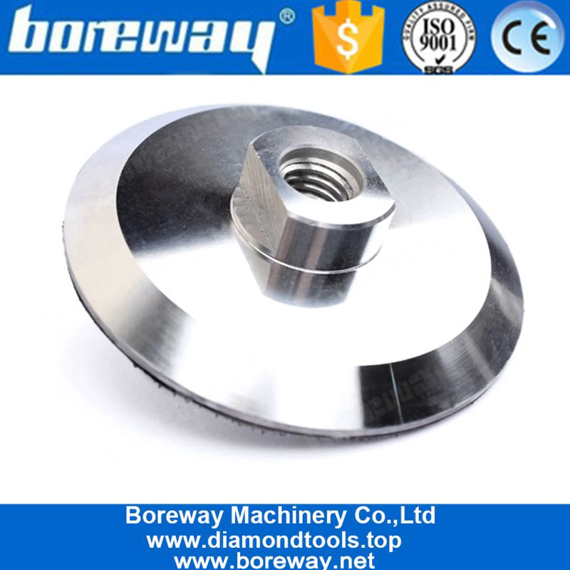 4 Zoll 100mm Aluminium Backer Pads für Diamant-Polierscheiben