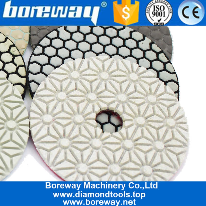 Disque de meulage de tampon de résine de diamant de polissage à usage sec de 4 pouces 100mm pour les fournisseurs de machine de meulage