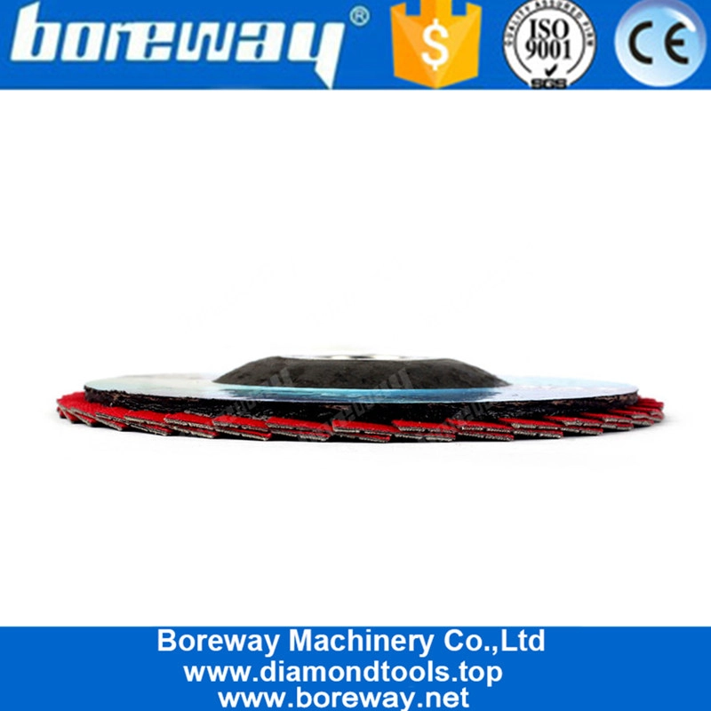 4 Inch 100mm Electroplated Diamond Flap Disc For Stone Metal