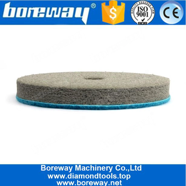 4 Inch 10mm Thickness Sponge Polishing Pads For Marble Artificial Stone