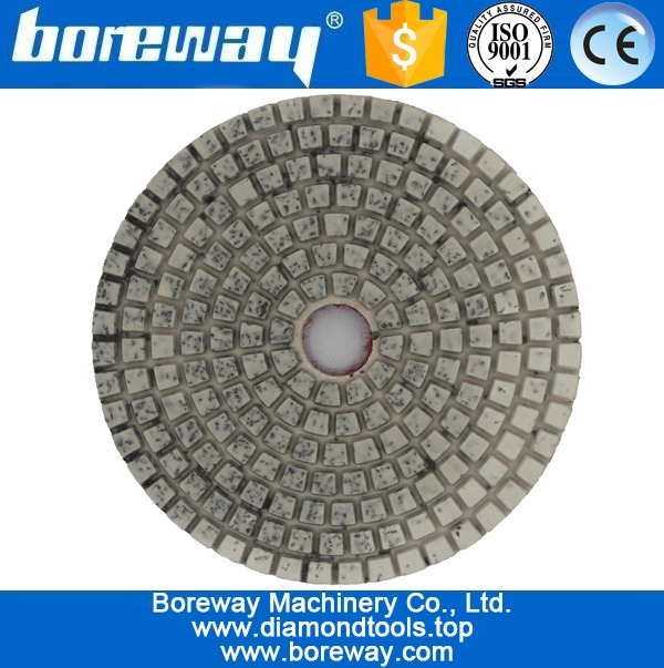 4 inch 100mm 4 steps metal diamond polishing pads for hard materials