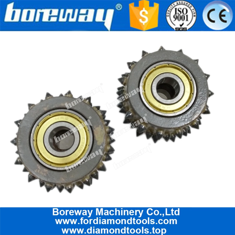 45S Bush Hammer Alloy Roller Without Holder Support