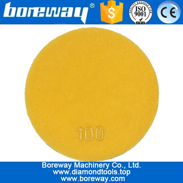 4inch 100mm 7 steps wet use floor polishing pads for ceramic concrete granite marble floor