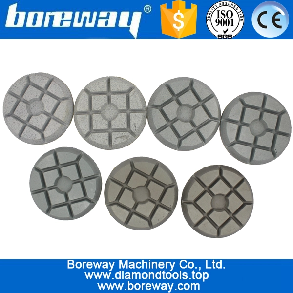 4 polegadas 100 mm 7 passos de piso molhado para polimento de piso para piso