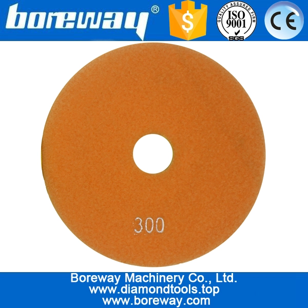 4inch 100mm 7 steps white sprial type foam polishing pads