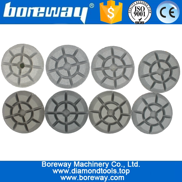 Almohadillas de pulido de diamante de 4 pulgadas 100 mm 8 pasos para piso