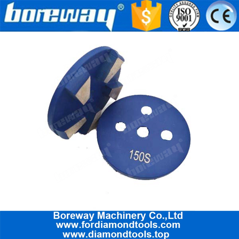 5 Bevel Segments Diamond Round Shape Grinding Pad For Floor