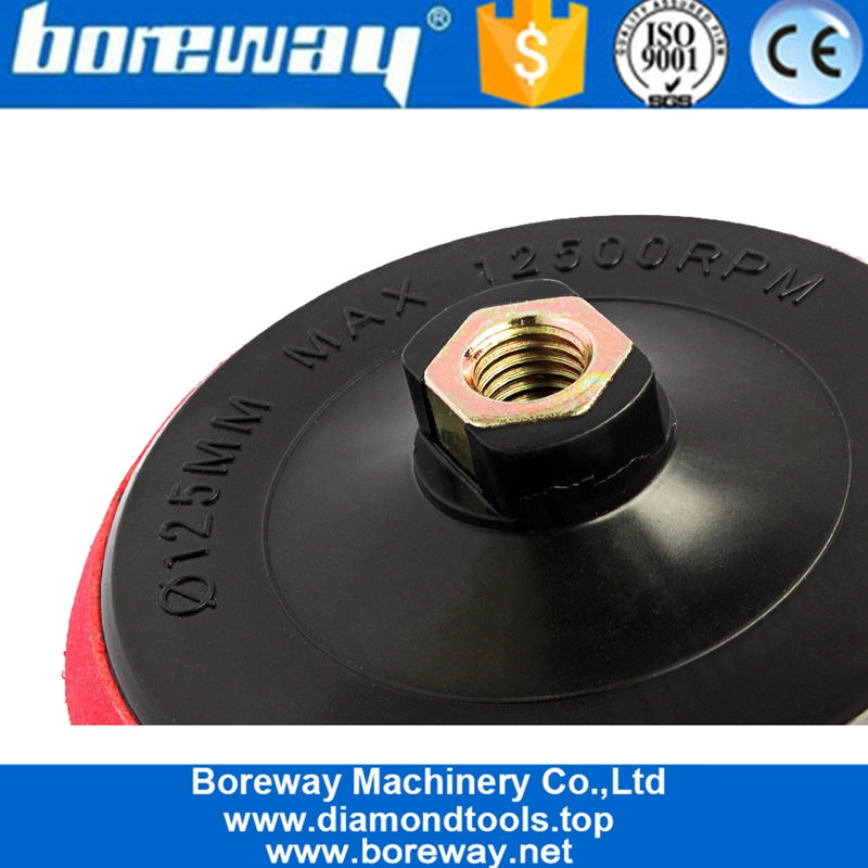5 Inch Plastic Backer Pads For Angle Grinder Polisher