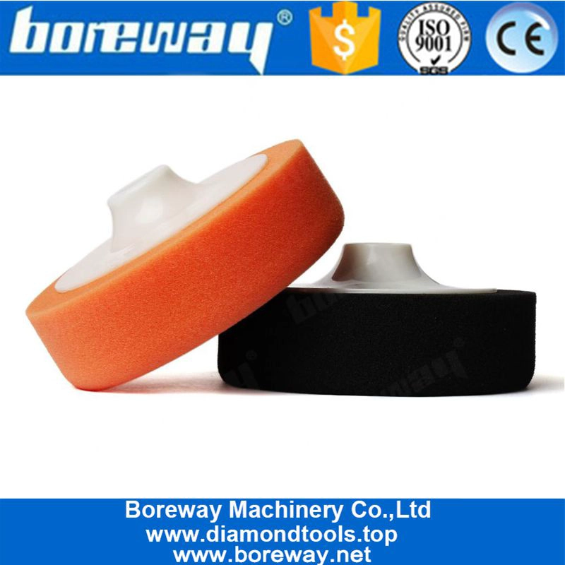 6inch coche esponja cojín M14 M16 hilo para encerar pulidora de coches