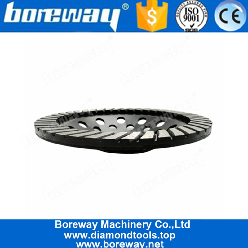 7 Inch D180mm Diamond Turbo Row Grinding Cup Wheel For Grinding Stone And Concrete