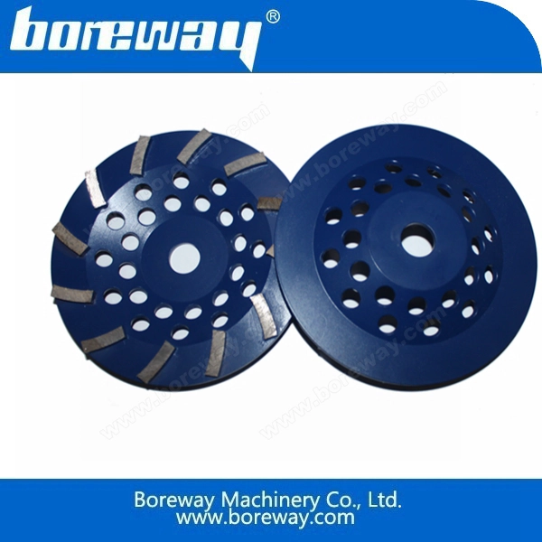 7 inch turbo segment grinding wheel