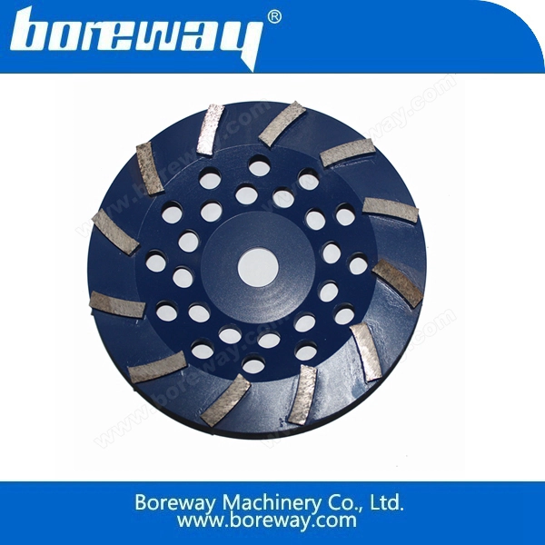7 inch turbo segment grinding wheel