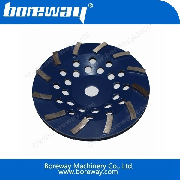 7 inch turbo segment grinding wheel