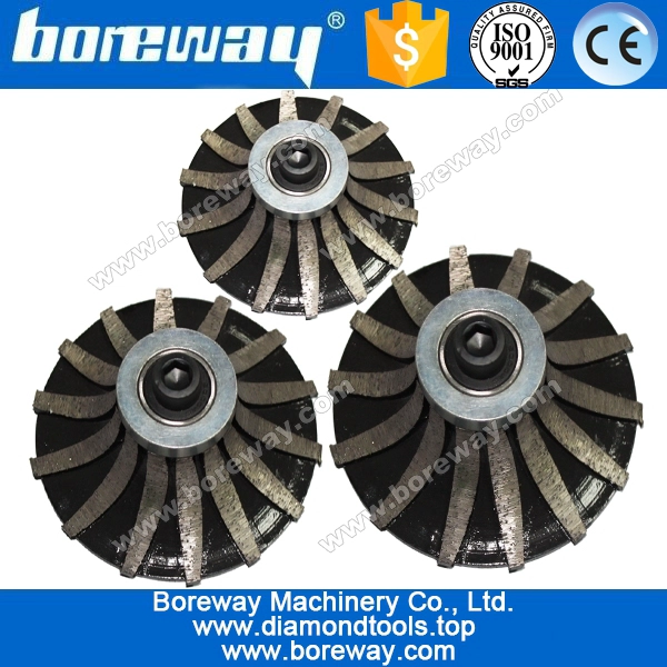Angle Grinder Medal Bond Diamond Sintered Segmented Bullnose Profiling Router Bit
