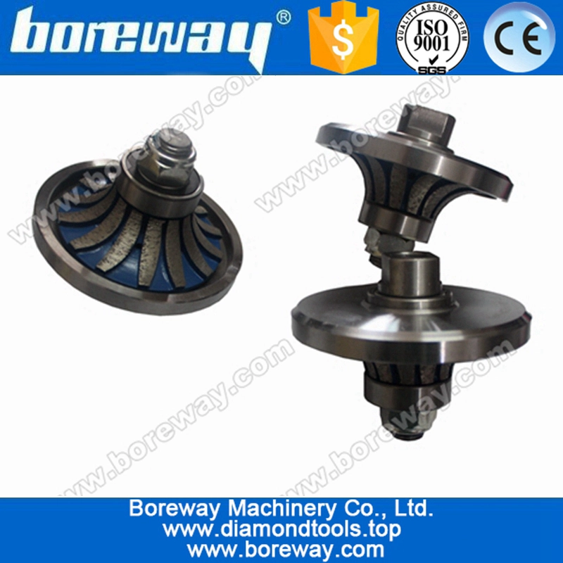 B20 * 5/8 "-11ダイヤモンドトリプルビーズルータービット研磨砥石用