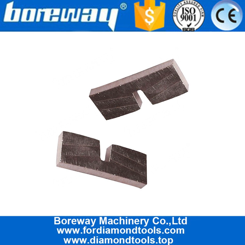 BOREWAY U Slot Silver Welding Edge Cutting Diamond Segment Manufacturer