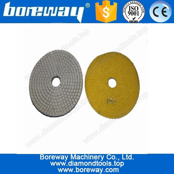 Beige pane edge polishing pad