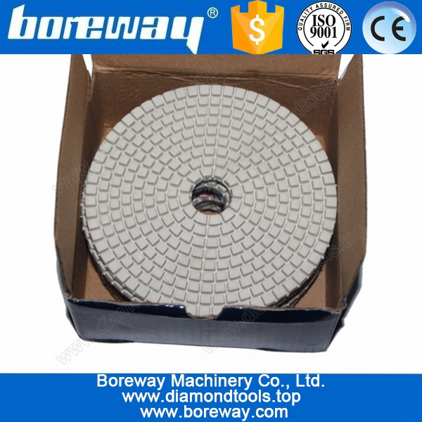 Beige pane edge polishing pad