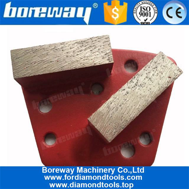 Blastrac Concrete Grinding Diamond Tools Double Segment With 6 Holes