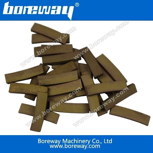 Block cutting diamond segment for marble and stone