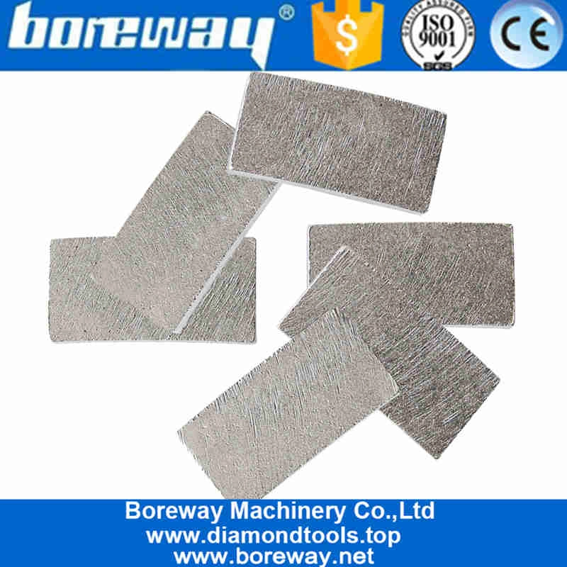 सैंडास्टोन काटने के लिए Boreway 24 इंच डायमंड सॉ ब्लेड सेगमेंट टिप्स