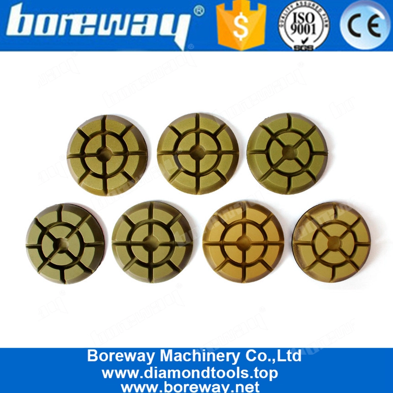 Boreway 대리석지면을위한 3 인치 젖은 사용 다이아몬드 닦는 패드